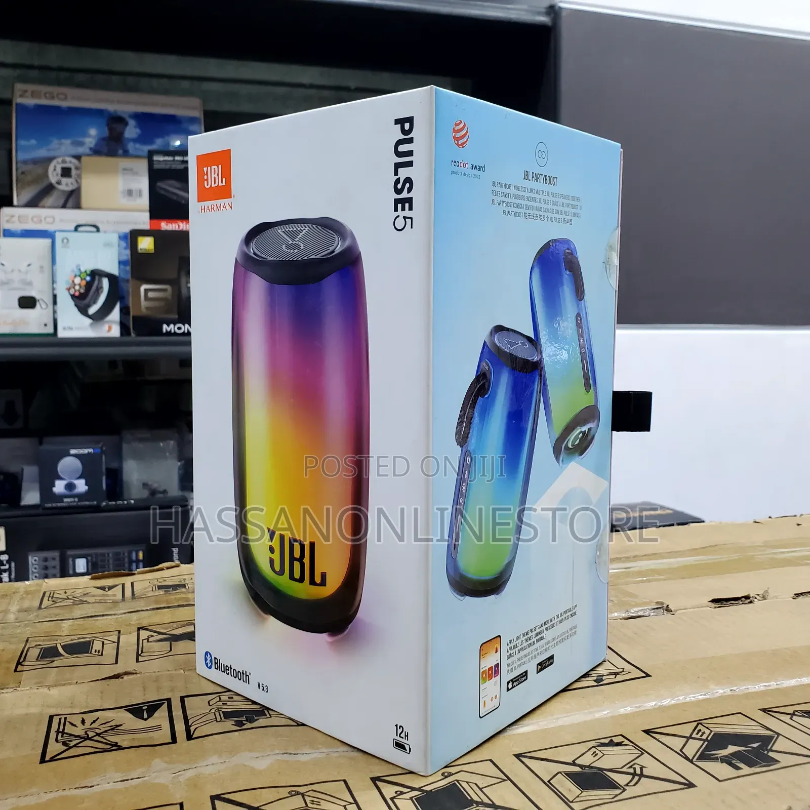 JBL Pulse 5 Wireless Bluetooth Speaker With Party Light