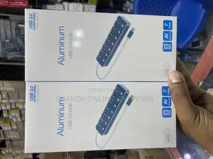 USB Hub 3.0 Aluminum Super Speed With 7 Ports