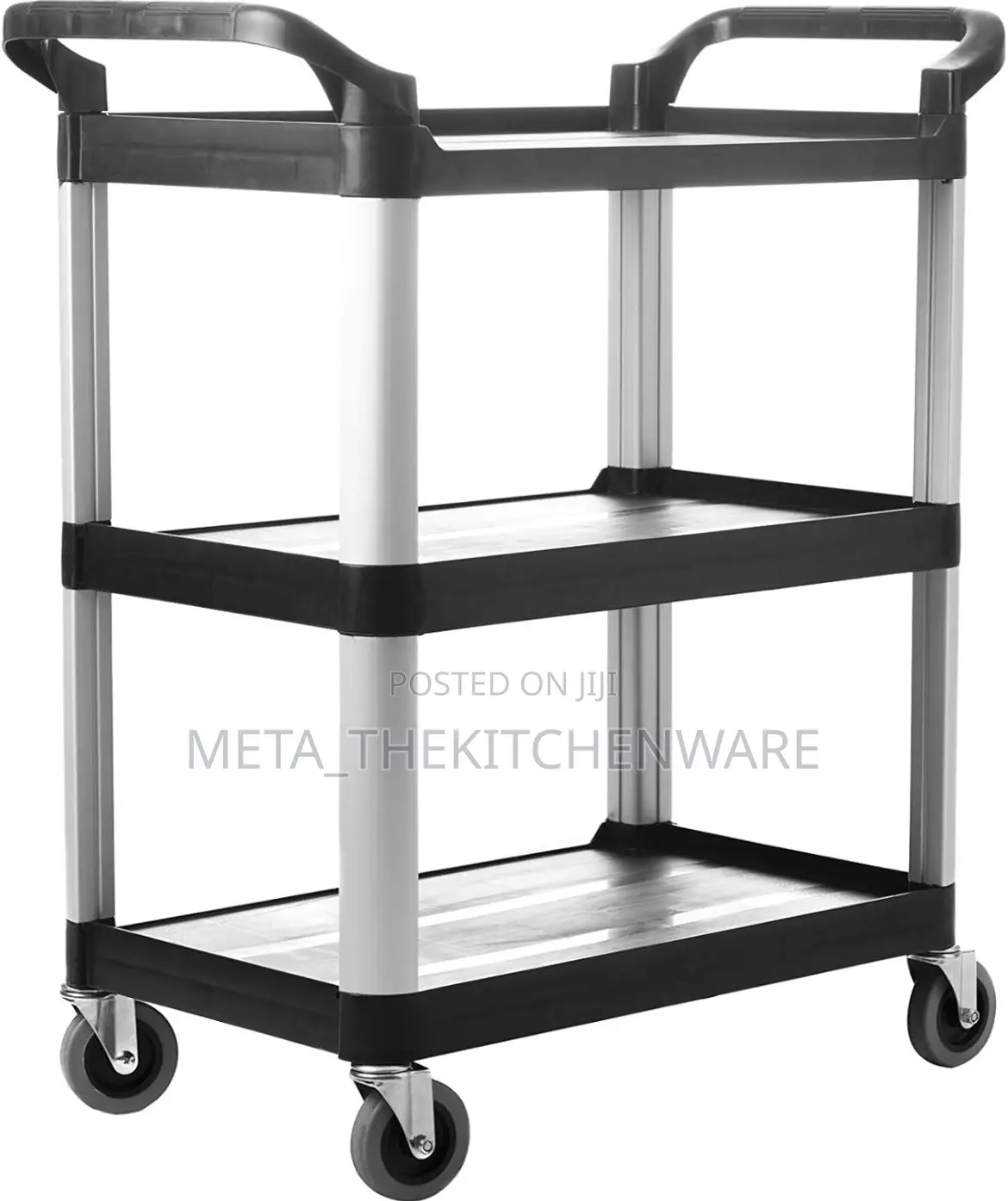 3 Tier Plastic Catering Trolley
