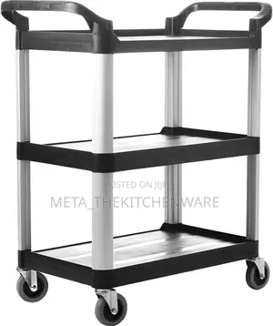 3 Tier Plastic Catering Trolley