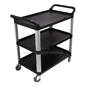 3 Tier Plastic Catering Trolley