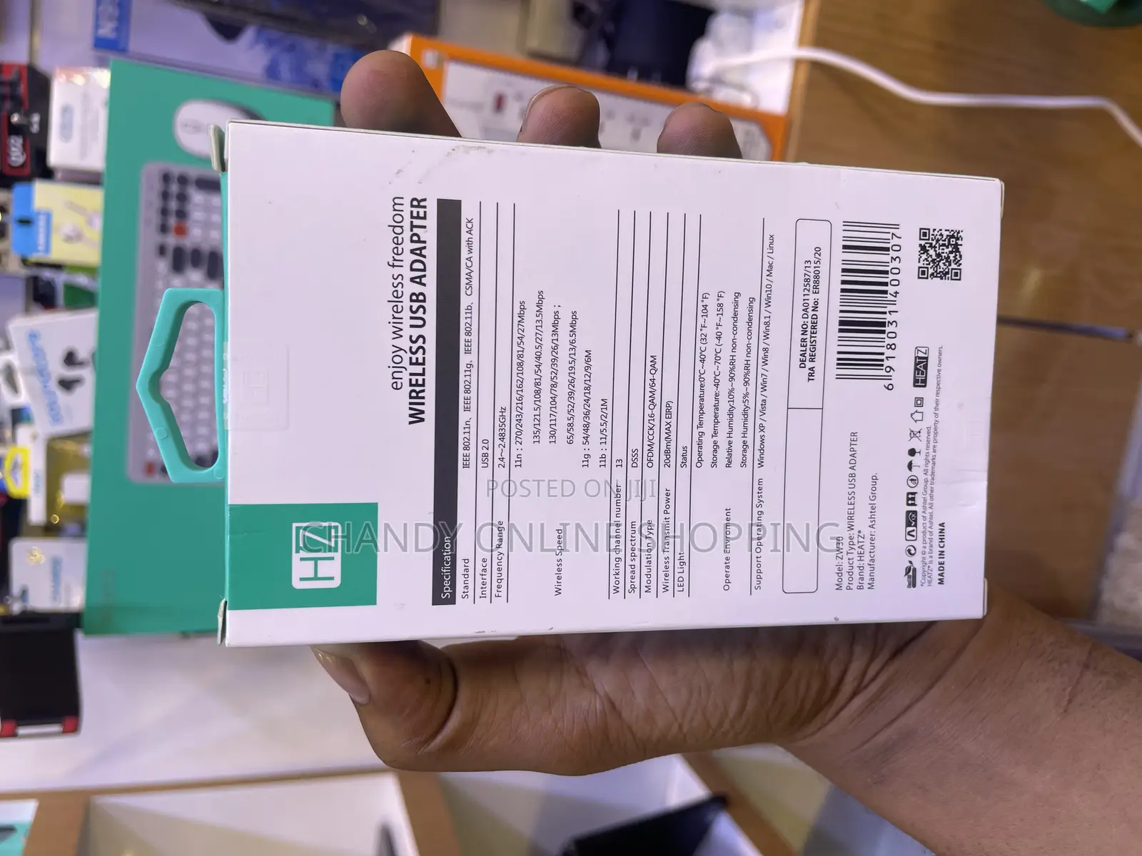 Wireless USB Adapter , 300mbps and 2.4ghz