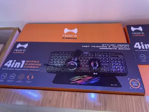 4 in 1 Wireless Gaming Kombo With Keyboard,Headset, Mouse