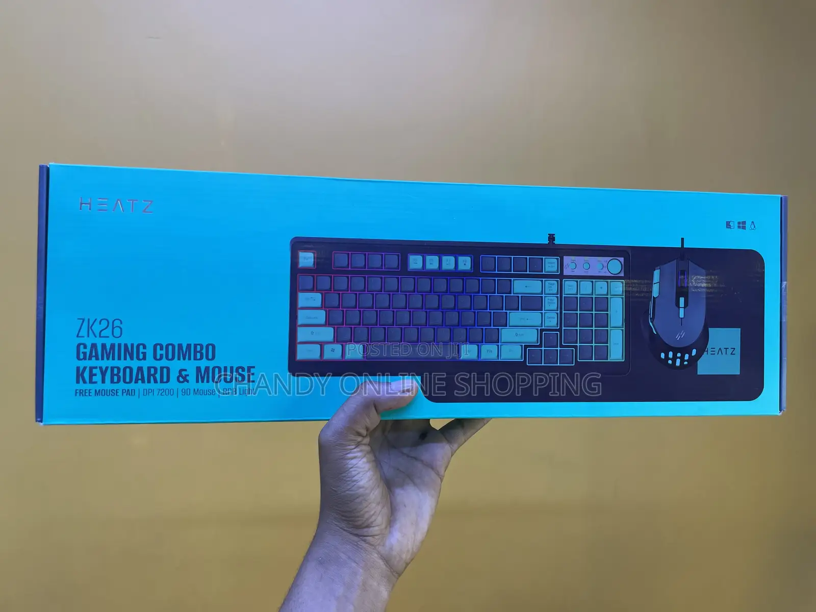 ZK26 Gaming Combo Mouse and Keyboard With Free Mouse Pad