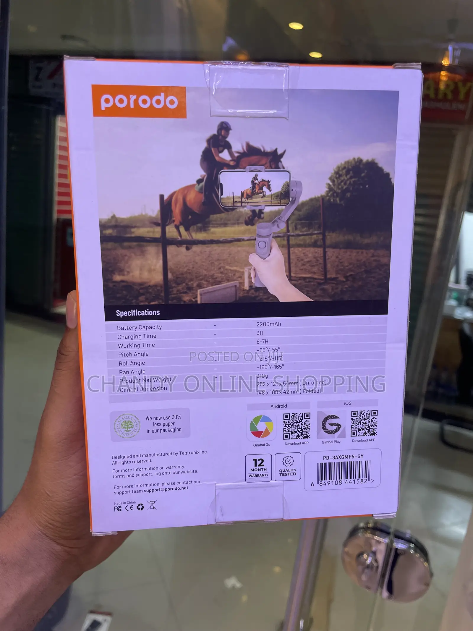 3 Axis Gimbal Stabilizer ,Face and Object Tracking ,