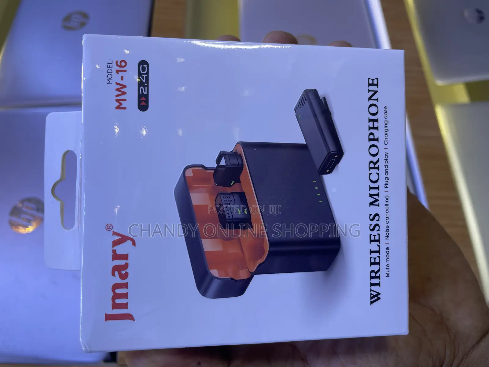 Wireless Microphone With Mute Mode/Noise Cancellation
