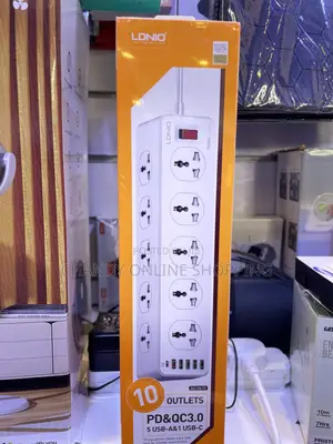 10 Ways Power Socket and 6 Usb Ports USB C