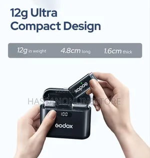 Godox WEC Kit-2 Wireless Microphone System for Camera 2.4ghz