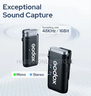 Godox WEC Kit-2 Wireless Microphone System for Camera 2.4ghz