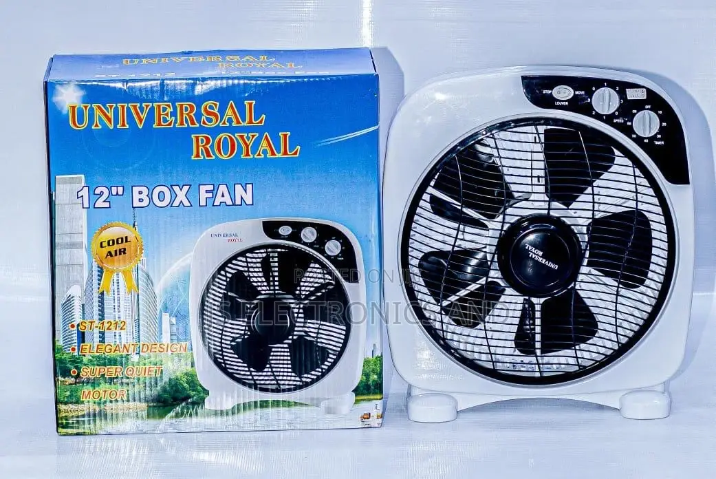Box Fan Ya Mezani Size 12 Ni Imara Sana Ina Tumia Umeme