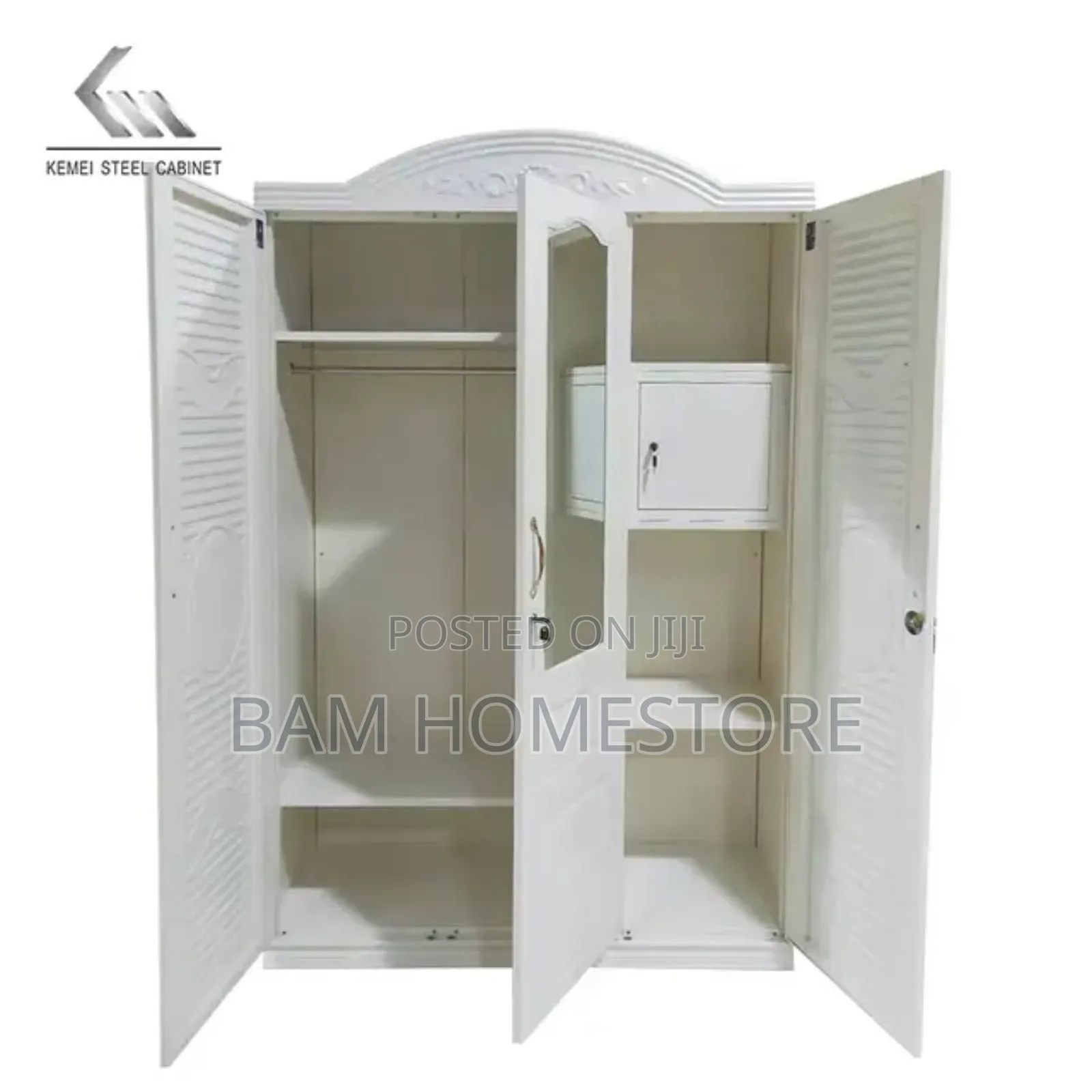 Metal Wadrobe 3 Doors,(Kabati La Chuma Milango 3)