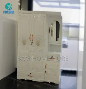 3 Doors Wadrobe With Mirror+2 Drawers