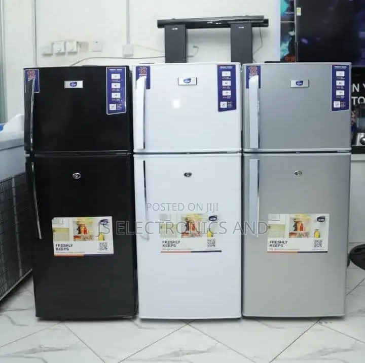 MR UK Refrigerator 2 Doors White Liters 138 Ina Ufunguo