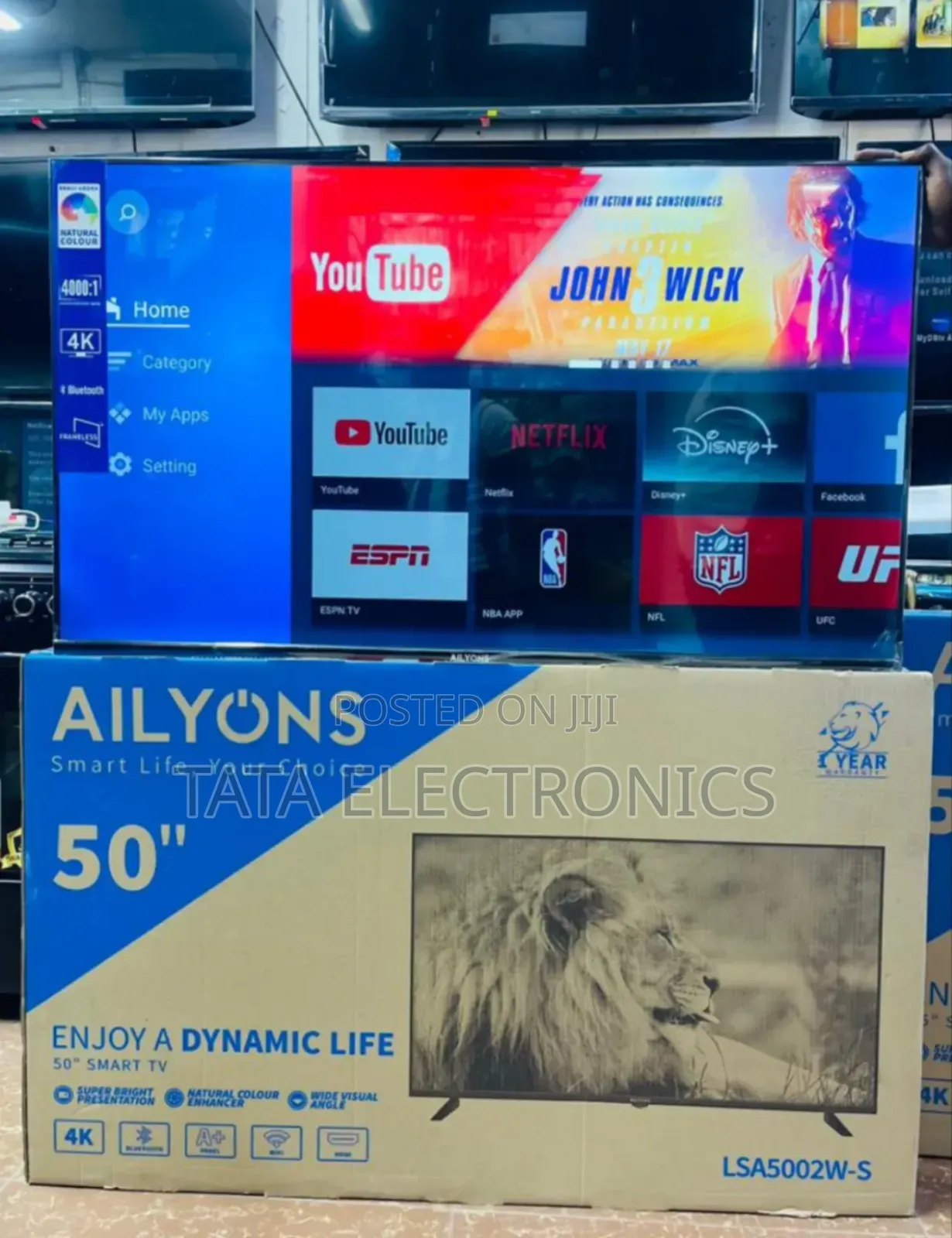 Ailyons Tv Inch 50 Smart || LSA5002W-S