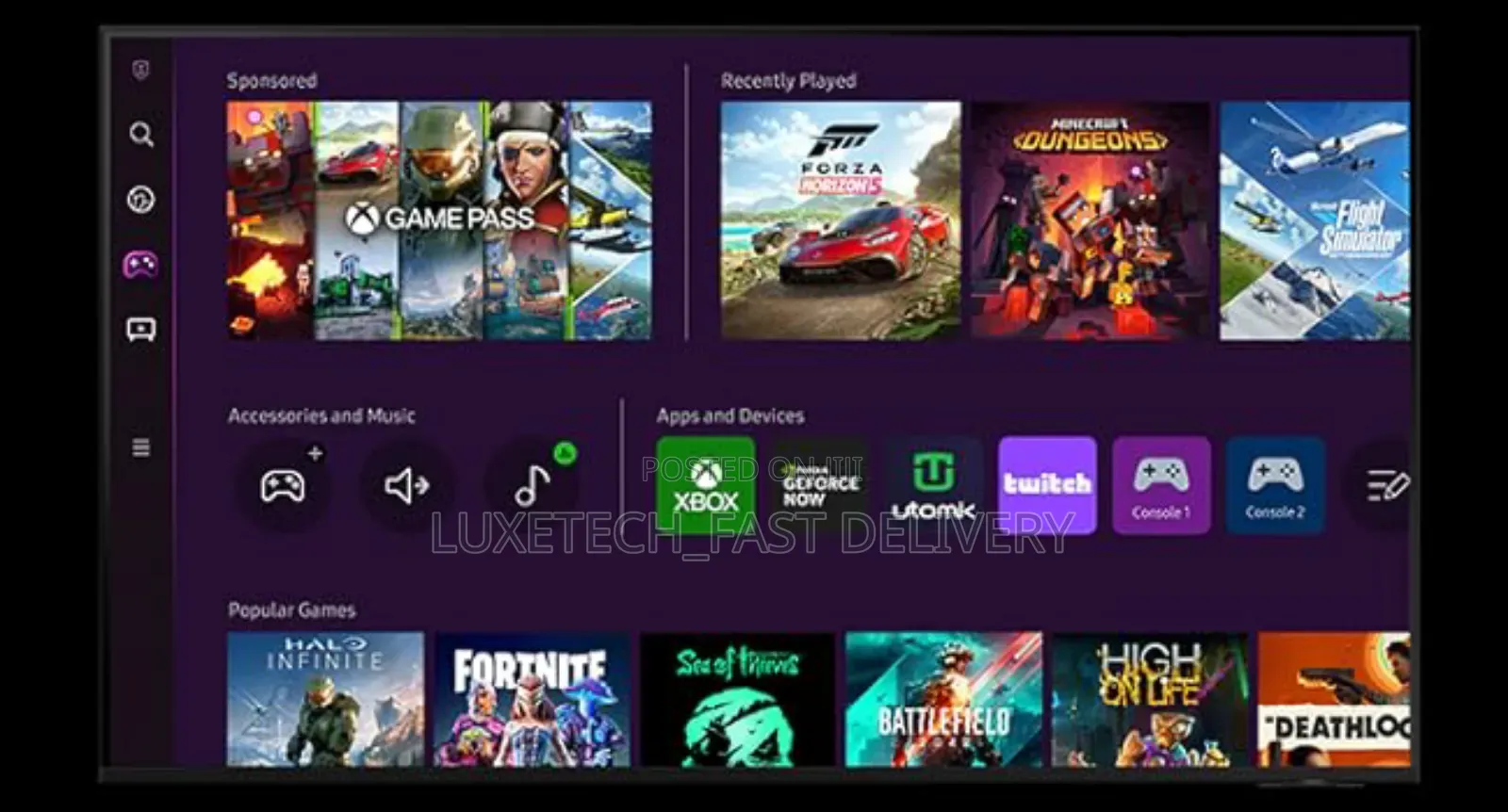 Samsung 55 Inch Crystal Uhd Smart TV