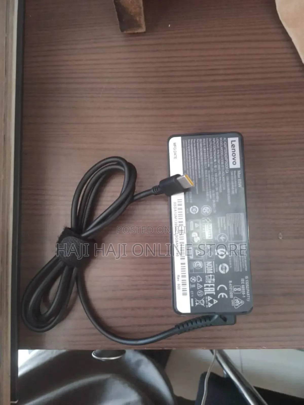 Lenovo 65W AC Power Adapter Charger (USB Type-C Tip)