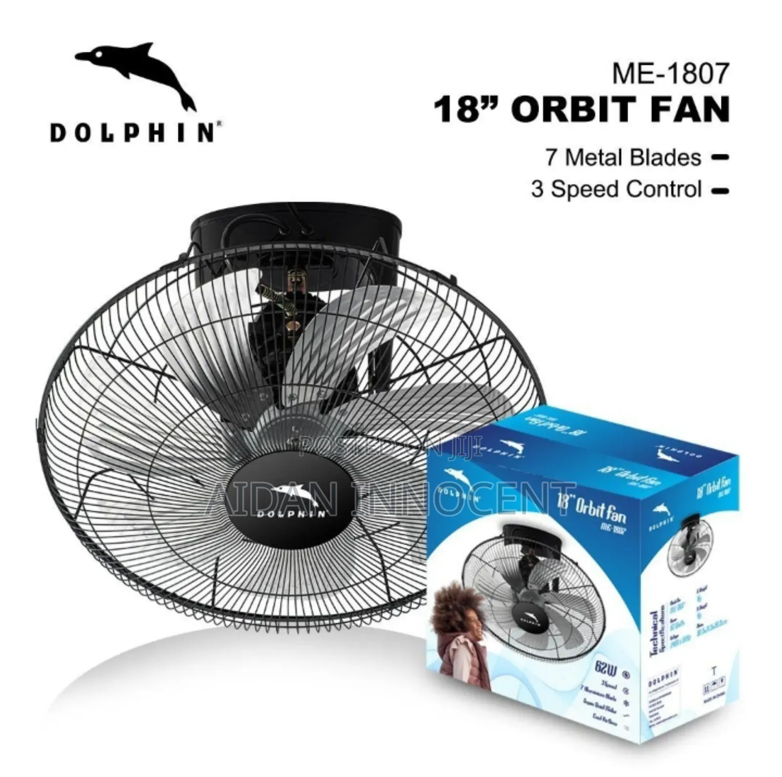 Dolphin 18 Remote Orbital Fan