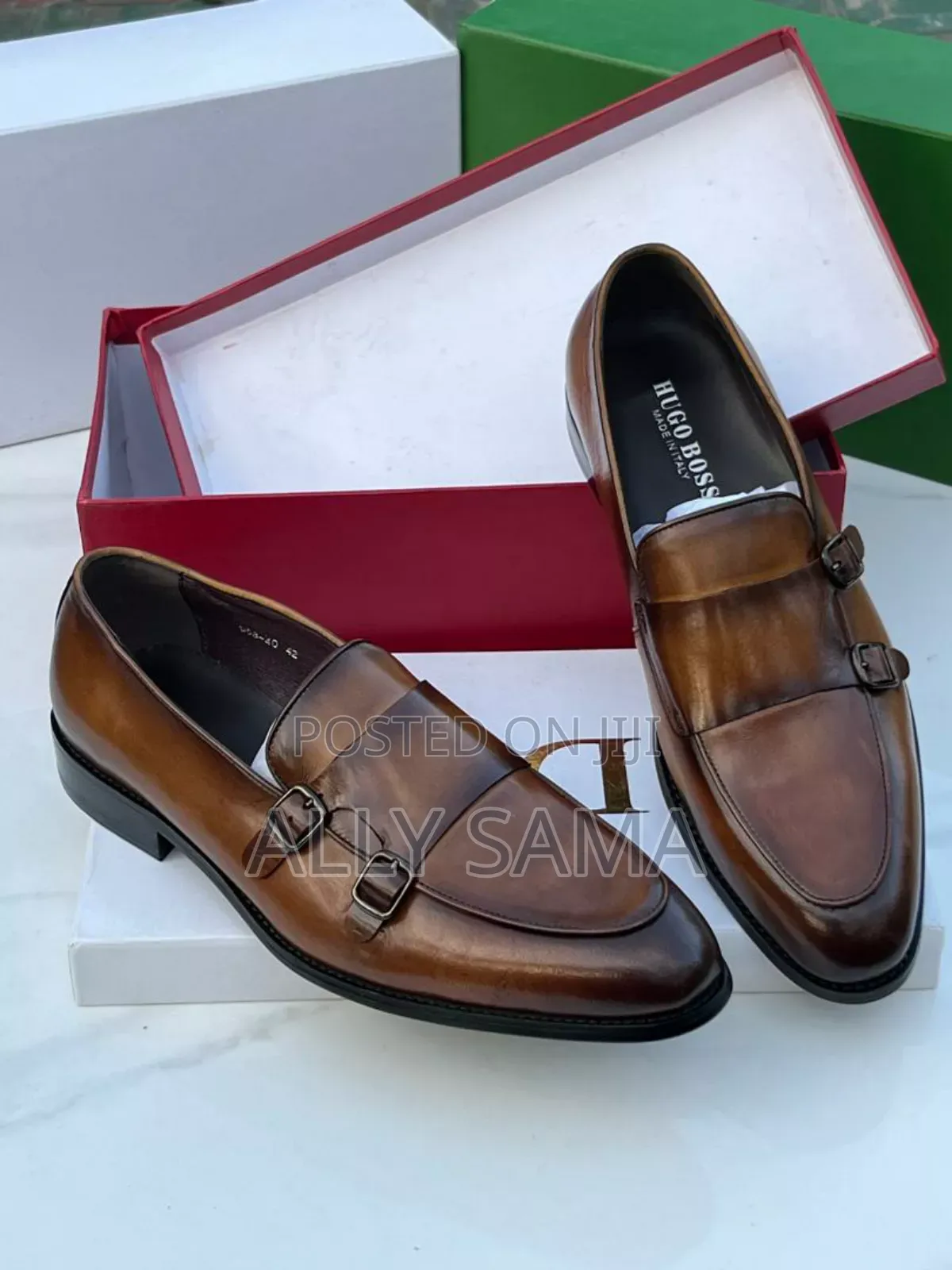Mens Loafers Hugoboss Material Leather