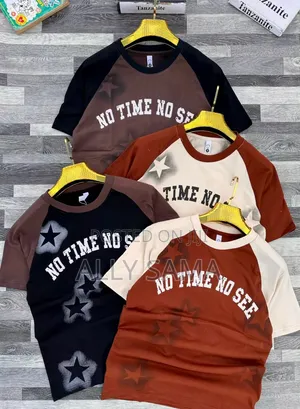 Mens Tshirt Cotton No Time No See