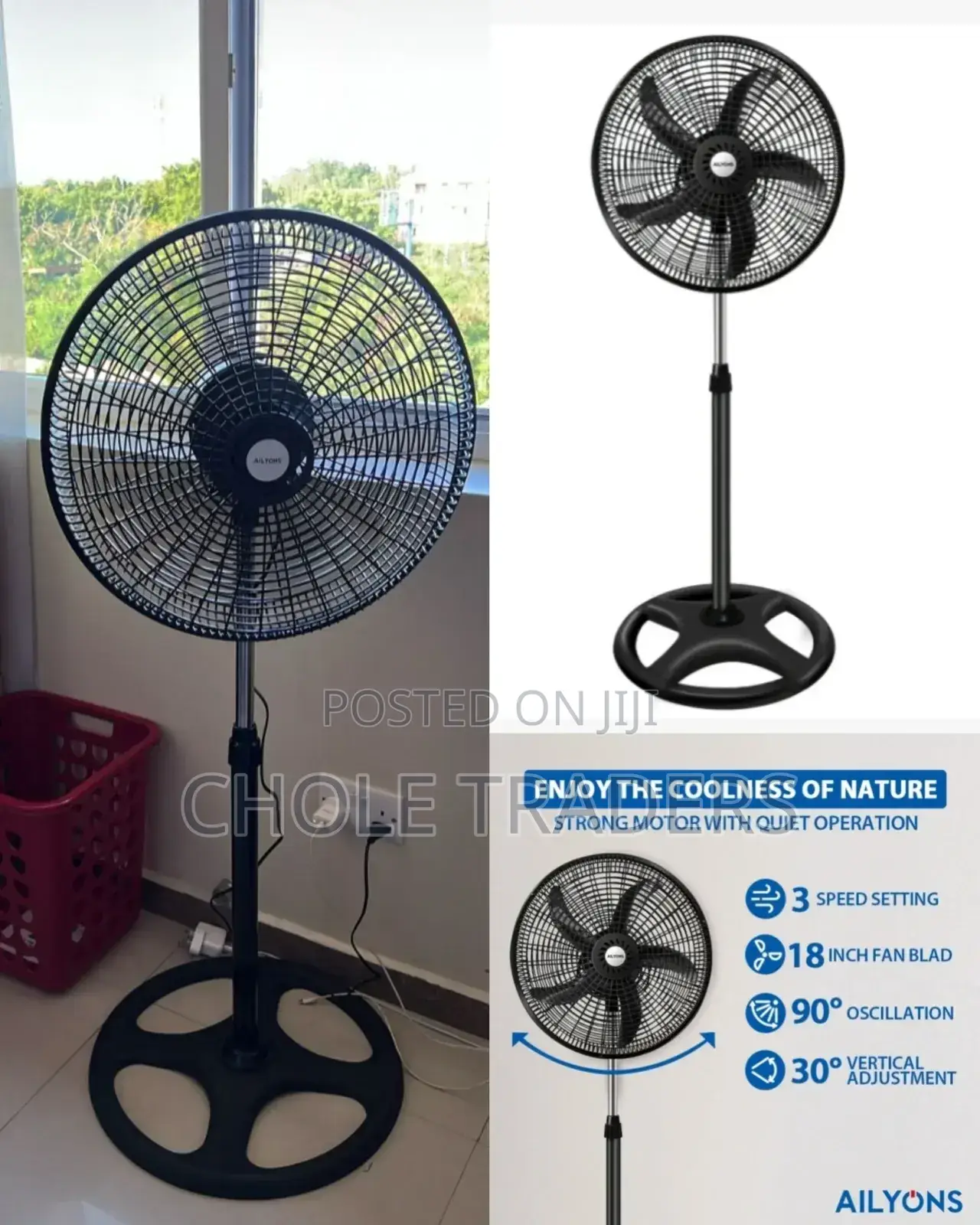 Ailyons Stand Fan 18" (Fs - 1801)