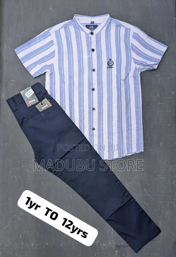 A Set of Trouser and Shirt to Children