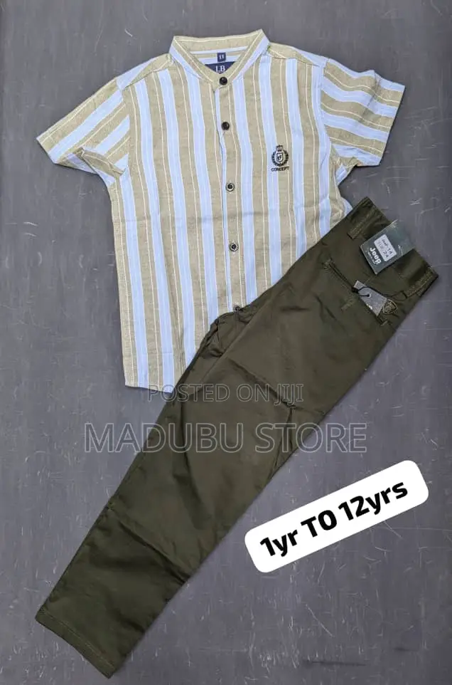 A Set of Trouser and Shirt to Children