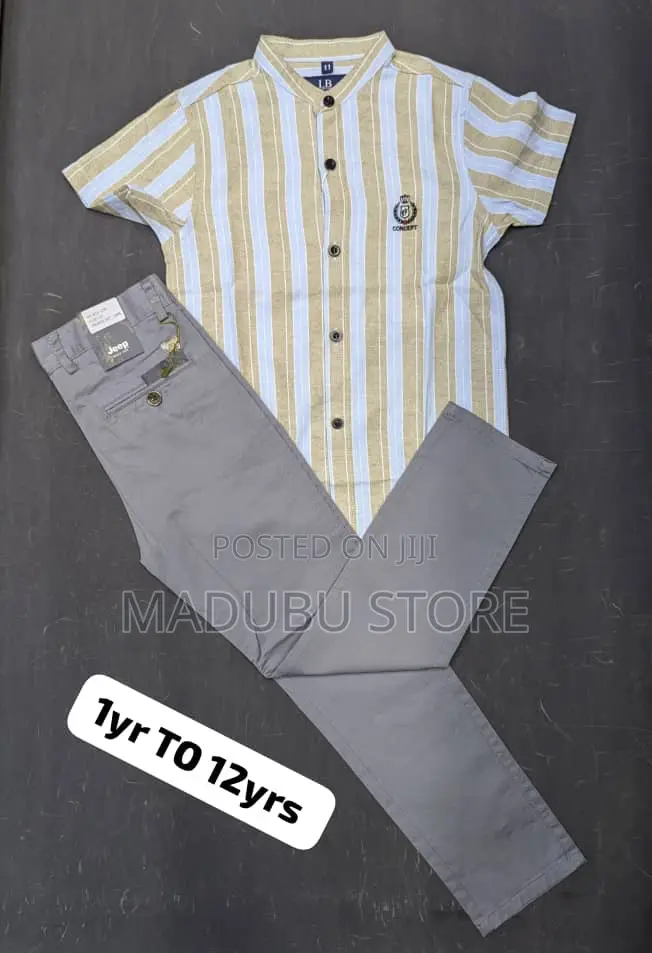 A Set of Trouser and Shirt to Children
