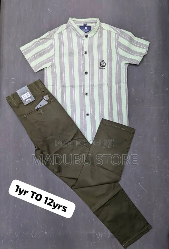 A Set of Trouser and Shirt to Children