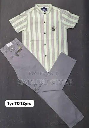 A Set of Trouser and Shirt to Children