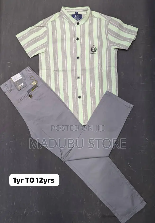 A Set of Trouser and Shirt to Children