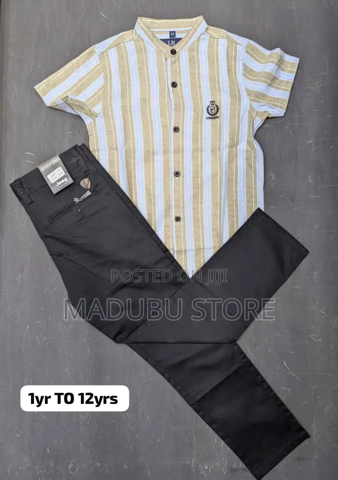 A Set of Trouser and Shirt to Children