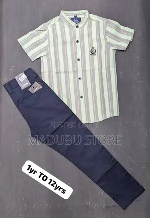 A Set of Trouser and Shirt to Children