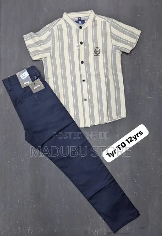 A Set of Trouser and Shirt to Children