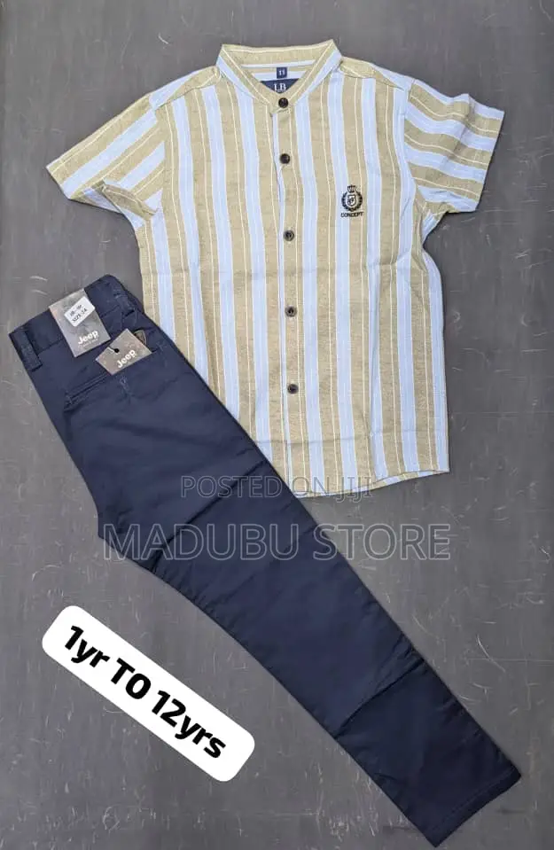 A Set of Trouser and Shirt to Children