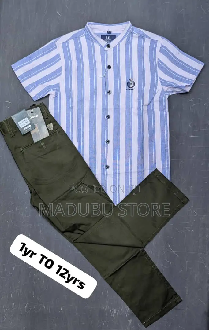 A Set of Trouser and Shirt to Children