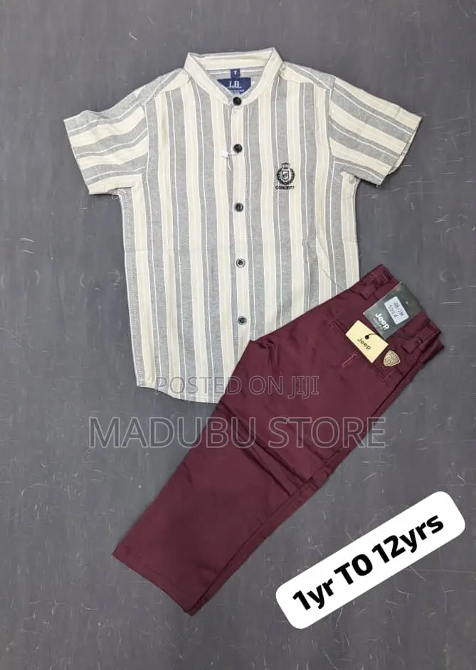 A Set of Trouser and Shirt to Children