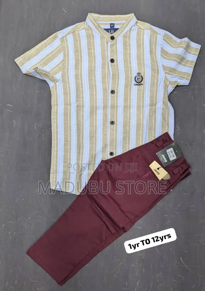 A Set of Trouser and Shirt to Children
