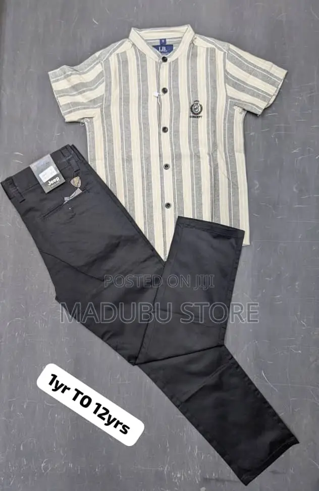 A Set of Trouser and Shirt to Children
