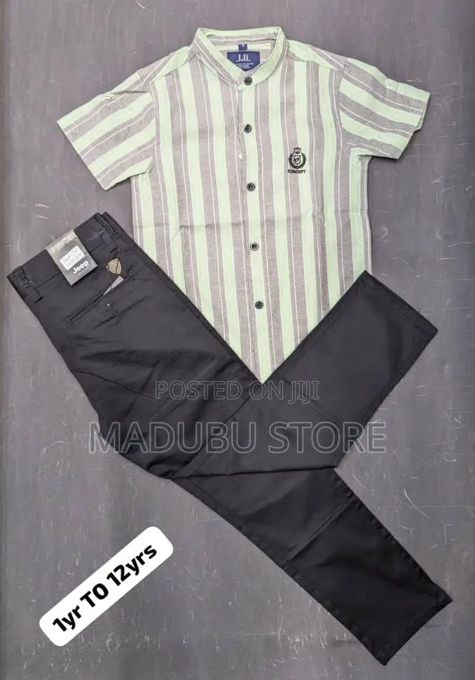 A Set of Trouser and Shirt to Children