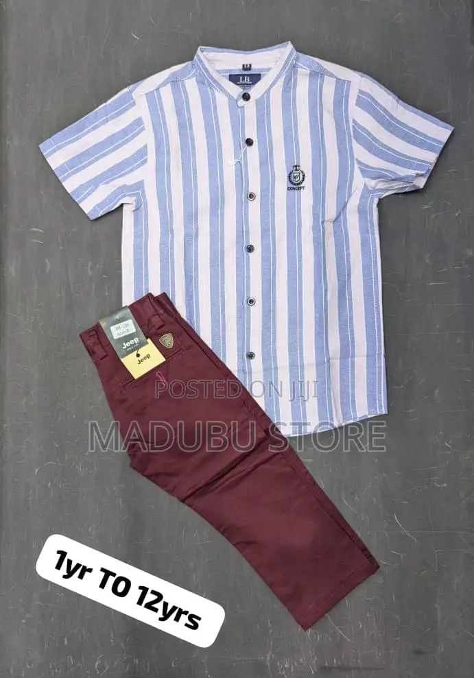 A Set of Trouser and Shirt to Children