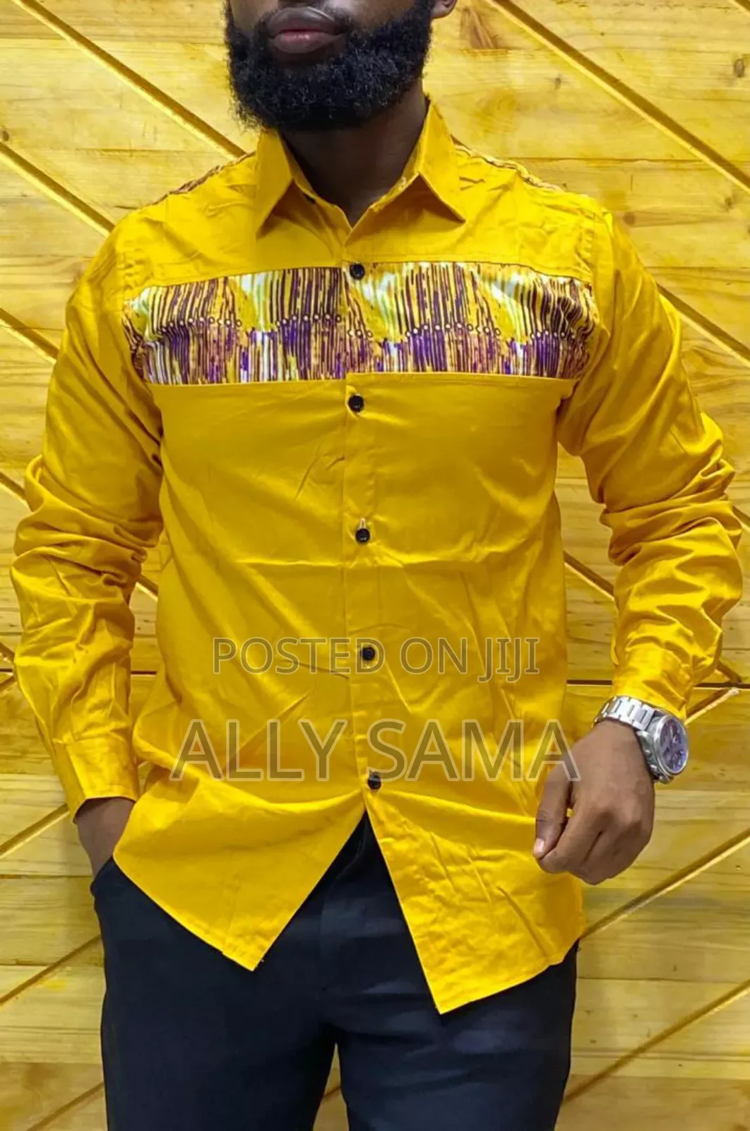 Mens Shirts Gold Draft Quality