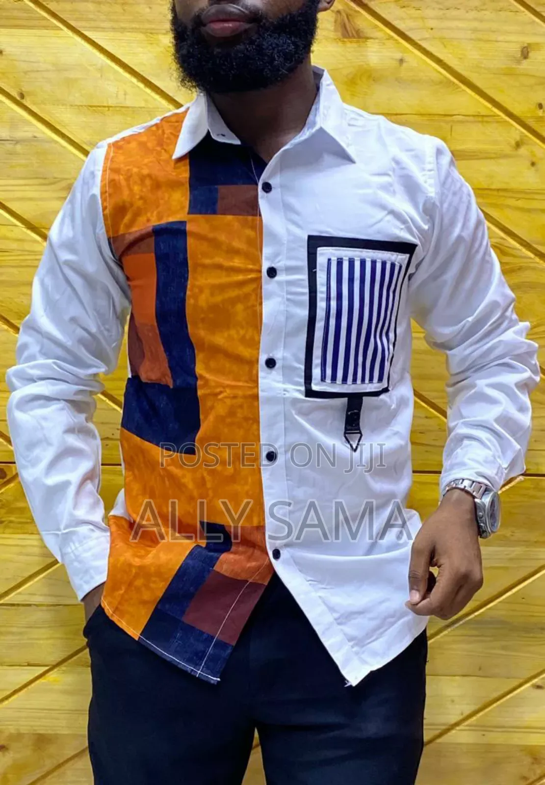 Mens Shirts Gold Draft Quality
