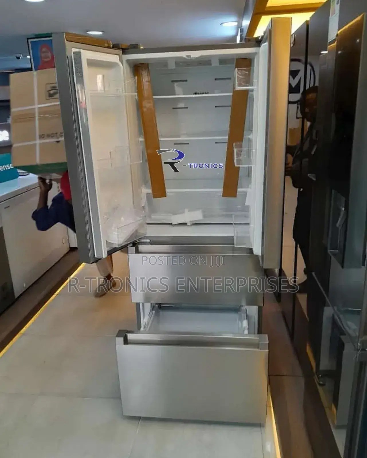 Hisense Refrigerator 380L, French Door, Total No Frost