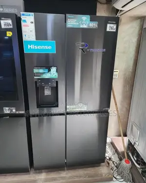Hisense Fridge Side by Side With Water Dispenser , Icemaker