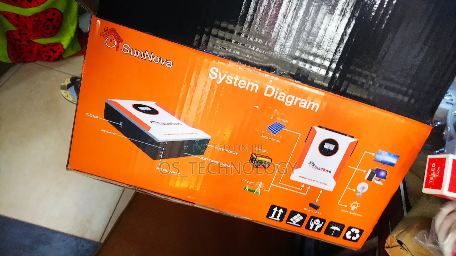 Original Hybrid Solar Inverter 3.2kv 24v 220v 3200w 13a