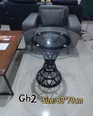 Meza Ya Kioo 80*70 Cm
