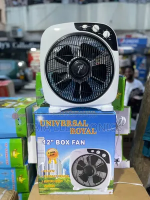 Universal Royal Box Fans 12 Inchs || Table / Desk Fan