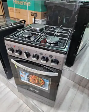 Alitop Cooker 3 Gas 1 Electric Hob + Electric Oven 50x50cm