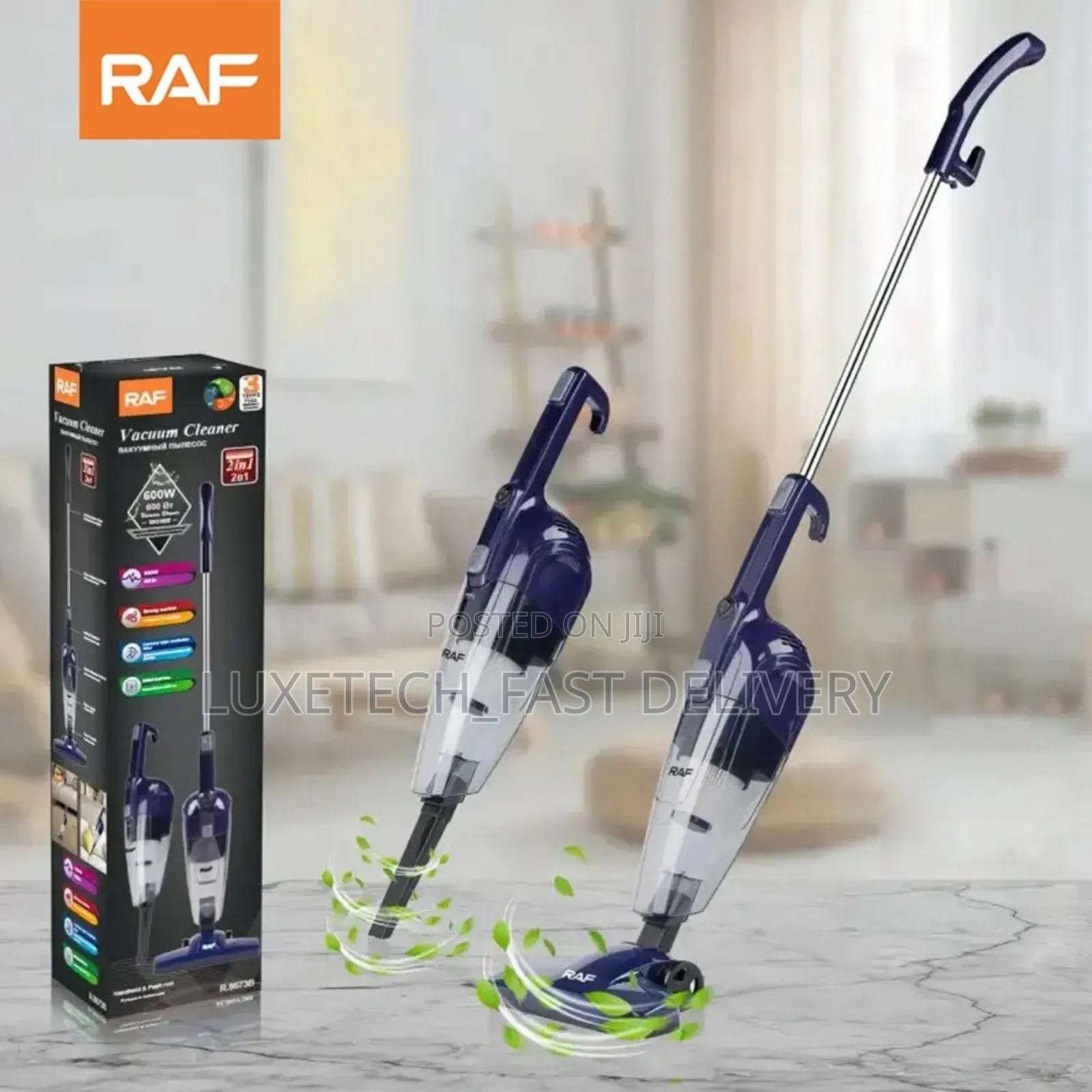 Raf Portable Vacuum Cleaner 500ml