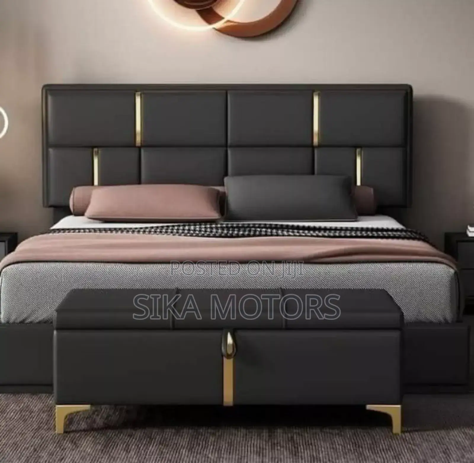 Classic Sofa Bed 5*6 With a Puf
